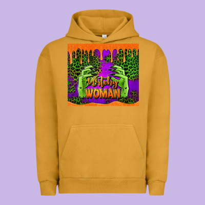 Witchy Woman Halloween Tumbler Urban Hoodie Designed By Jasminsmagicworld