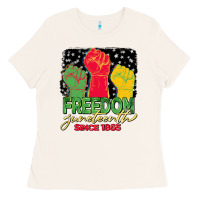 Bone freedom juneteenth since 1865 Ladies Tee - BarkalooDesign