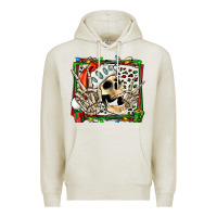 Christmas Happy Skeleton Premium Hoodie | Teevron