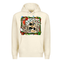 Sandshell Christmas happy skeleton Premium Hoodie - Jasminsmagicworld