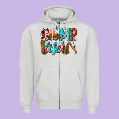 Zipper Hoodie camp life