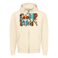 Sandshell camp life Zipper Hoodie - texasbilliewilder