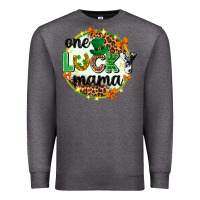 One Lucky Mama  St. Patricks Day Premium Sweatshirt | Teevron