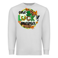 Dove Grey One lucky mama  St. Patricks Day Premium Sweatshirt - Neo Western