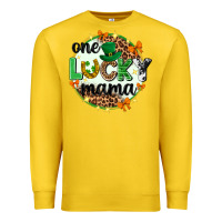 Lemon One lucky mama  St. Patricks Day Premium Sweatshirt - Neo Western