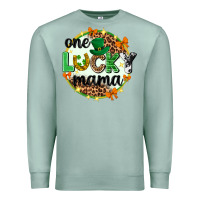 Seafoam One lucky mama  St. Patricks Day Premium Sweatshirt - Neo Western