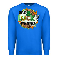 True Royal One lucky mama  St. Patricks Day Premium Sweatshirt - Neo Western