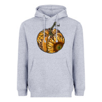 Heather Grey sunflower pumpkin Heavyweight Hoodie - RanaPortraitStore