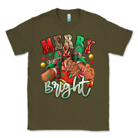 Army Green Merry and bright black girl sneakers Classic Tee - RanaPortraitStore
