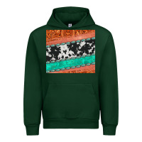 Forest Green western turquoise gemstone cowhide  leather tumbler Urban Hoodie - Jasminsmagicworld