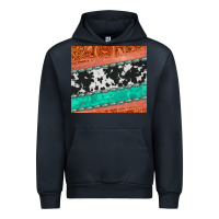 Navy western turquoise gemstone cowhide  leather tumbler Urban Hoodie - Jasminsmagicworld