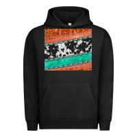 Pigment Black western turquoise gemstone cowhide  leather tumbler Urban Hoodie - Jasminsmagicworld