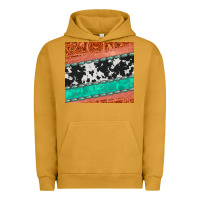 Pigment Peanut Butter western turquoise gemstone cowhide  leather tumbler Urban Hoodie - Jasminsmagicworld