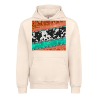 Sandshell western turquoise gemstone cowhide  leather tumbler Urban Hoodie - Jasminsmagicworld