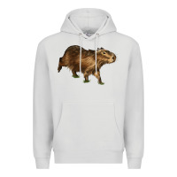 Dove Grey Capybara Premium Hoodie - LillyAllenDesigns