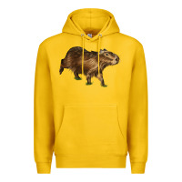 Lemon Capybara Premium Hoodie - LillyAllenDesigns