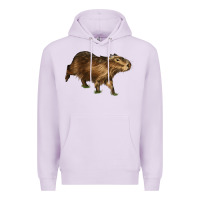Lilac Capybara Premium Hoodie - LillyAllenDesigns