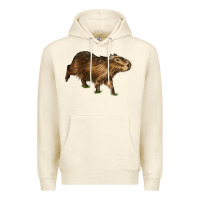 Sandshell Capybara Premium Hoodie - LillyAllenDesigns