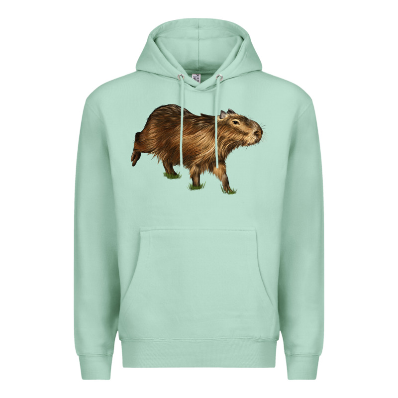 Capybara Premium Hoodie by LillyAllenDesigns | Teevron