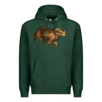 Sports Green Capybara Premium Hoodie - LillyAllenDesigns