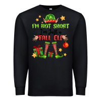 Black im not  im just a tall elf Premium Sweatshirt - FaDigitalArtStudio