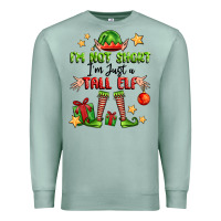 Seafoam im not  im just a tall elf Premium Sweatshirt - FaDigitalArtStudio
