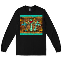Black crosses tumbler Long Sleeve Tee - BarkalooDesign