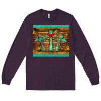 Plum crosses tumbler Long Sleeve Tee - BarkalooDesign