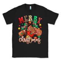 Black Merry Christmas black girl sneakers Classic Tee - RanaPortraitStore