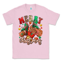 Bubblegum Pink Merry Christmas black girl sneakers Classic Tee - RanaPortraitStore