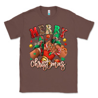 Chestnut Merry Christmas black girl sneakers Classic Tee - RanaPortraitStore