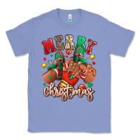 Colony Blue Merry Christmas black girl sneakers Classic Tee - RanaPortraitStore