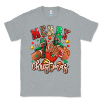 Heather Grey Merry Christmas black girl sneakers Classic Tee - RanaPortraitStore
