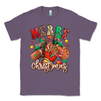 Lavender Merry Christmas black girl sneakers Classic Tee - RanaPortraitStore