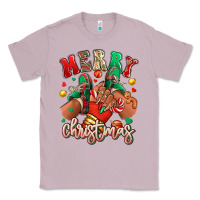 Lilac Merry Christmas black girl sneakers Classic Tee - RanaPortraitStore