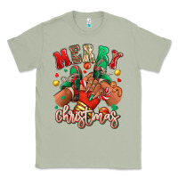 Matcha Merry Christmas black girl sneakers Classic Tee - RanaPortraitStore