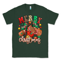 Sports Green Merry Christmas black girl sneakers Classic Tee - RanaPortraitStore