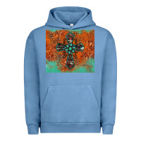 Pigment Pebble Blue western cross tumbler Urban Hoodie - Jasminsmagicworld