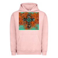 Pigment Salmon western cross tumbler Urban Hoodie - Jasminsmagicworld