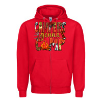 Red campers gonna camp western Zipper Hoodie - texasbilliewilder