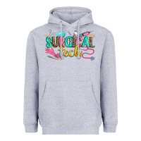 Heather Grey surgical tech Heavyweight Hoodie - Zillion Design Studio