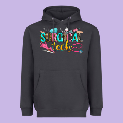 Surgical Tech Heavyweight Hoodie Designed By Zillion Design Studio