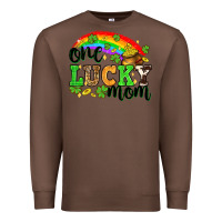 Chestnut One lucky mom St. Patricks Day Premium Sweatshirt - Neo Western
