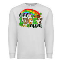 One Lucky Mom St. Patricks Day Premium Sweatshirt | Teevron