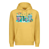 Antique Gold winter Christmas tree cakes coffee Premium Hoodie - Jasminsmagicworld
