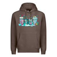 Coffee winter Christmas tree cakes coffee Premium Hoodie - Jasminsmagicworld