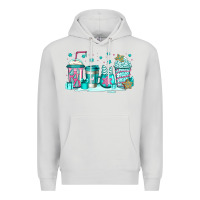 Dove Grey winter Christmas tree cakes coffee Premium Hoodie - Jasminsmagicworld