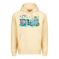Pina Colada winter Christmas tree cakes coffee Premium Hoodie - Jasminsmagicworld