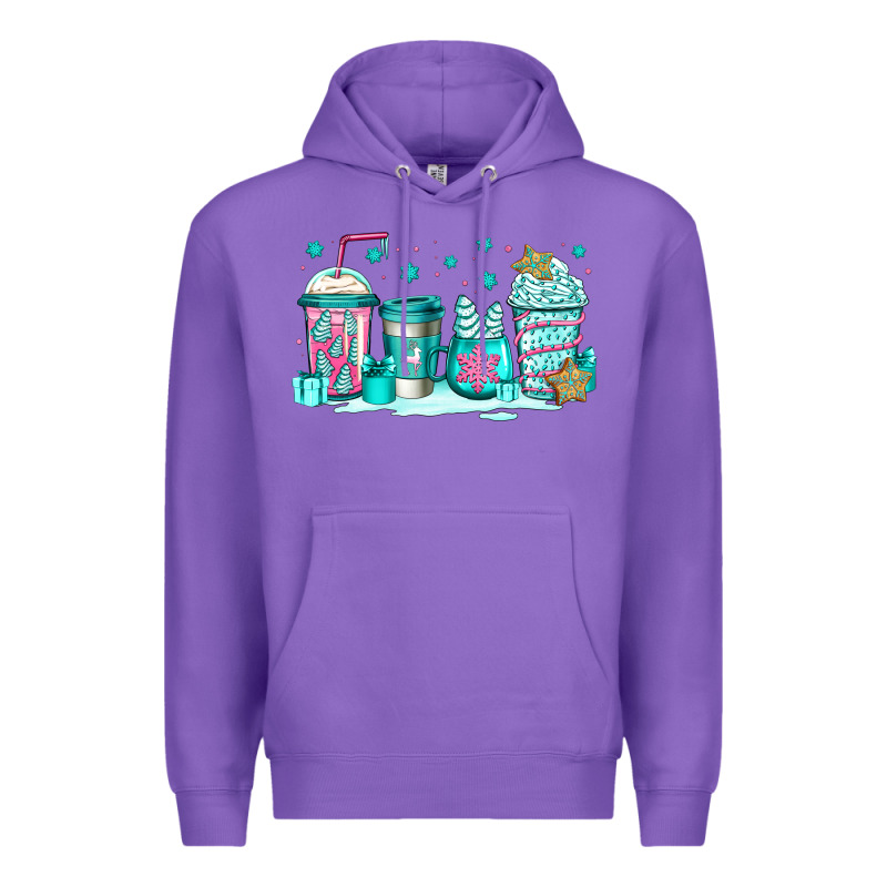 Winter Christmas Tree Cakes Coffee Premium Hoodie by Jasminsmagicworld | Teevron