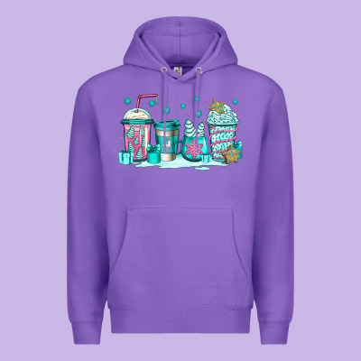 Winter Christmas Tree Cakes Coffee Premium Hoodie Designed By Jasminsmagicworld